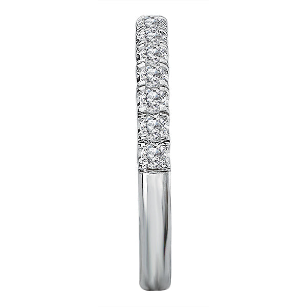 Round Diamond Wedding Band