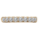 Round Diamond Wedding Band