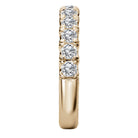 Round Diamond Wedding Band