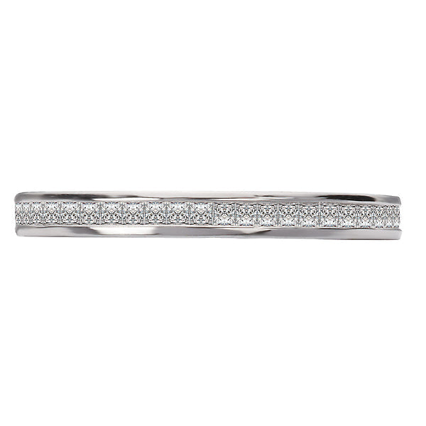 Princess Diamond Straight Wedding Band
