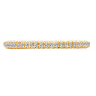 Round Straight Diamond Wedding Band