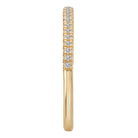 Round Straight Diamond Wedding Band