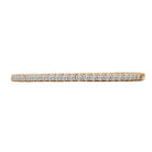 Round Diamond Straight Wedding Band