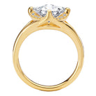 Princess Semi-Mount Diamond Halo Engagement Ring