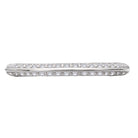Round Knife Edge Diamond Wedding Band
