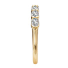 Oval Oval Shaped Diamond Staight Front Wedding Band