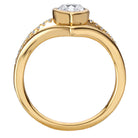 Marquise Split Shank Semi-Mount Diamond Engagement Ring