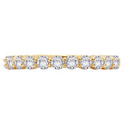 Round Straight Front Diamond Wedding Band