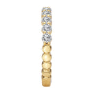 Round Straight Front Diamond Wedding Band