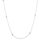 14KW Diamonds by the Yard Necklace 1/4 CTW