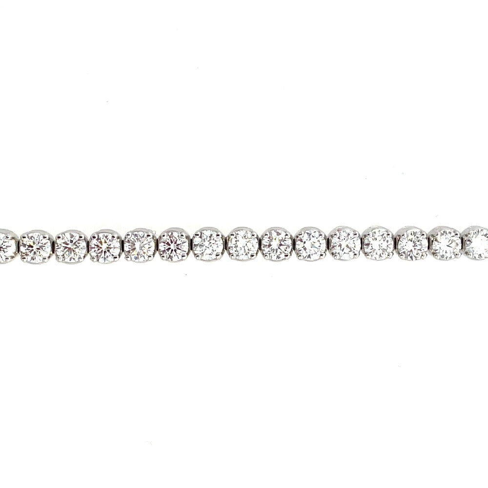 14KW Lab Grown Diamond Tennis Bracelet 7 CTW 1