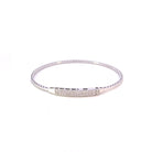 front view of bangle bracelet