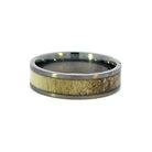 Men's 6mm Tantalum Band with Antler Inlay