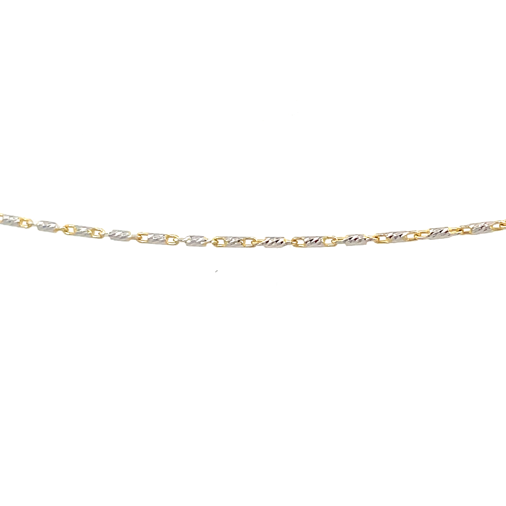 14k Gold White Gold Rope with Heart Anklet, 10 Inch - The Black Bow Jewelry  Company