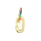 Ania Haie Sterling Silver Rainbow Charm Connector with Gold Overlay