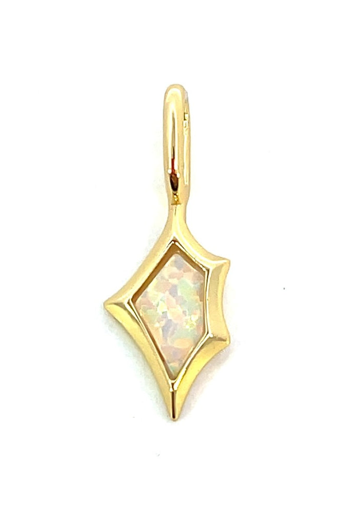Ania Haie Sterling Silver Kyoto Opal Charm with Gold Overlay