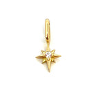 Ania Haie Sterling Silver Star Charm with Gold Overlay