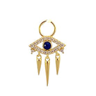 Ania Haie Sterling Silver Evil Eye Earring Charm with Gold Overlay