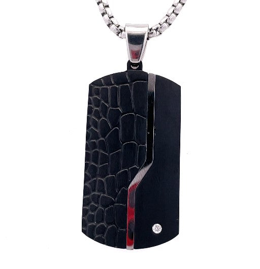 Dog tag style on sale chain