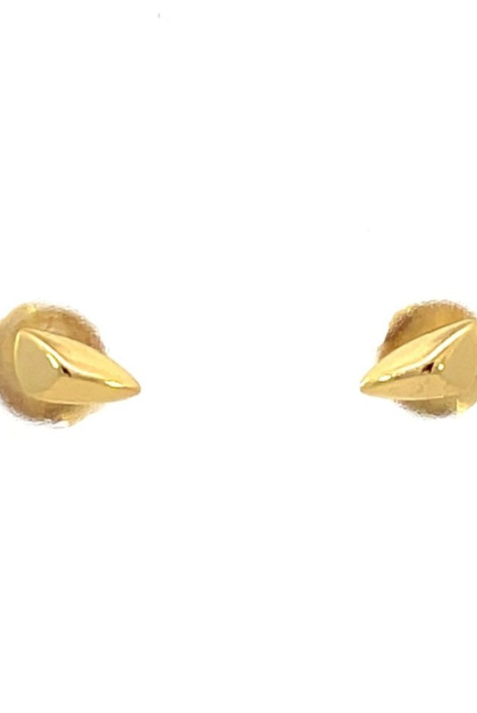 Ania Haie Sterling Silver Arrow Stud Earrings with Gold Overlay