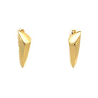 Ania Haie Sterling Silver Arrow Huggie Hoop Earrings with Gold Overlay