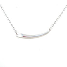 Ania Haie Sterling Silver Arrow Bar Necklace close up