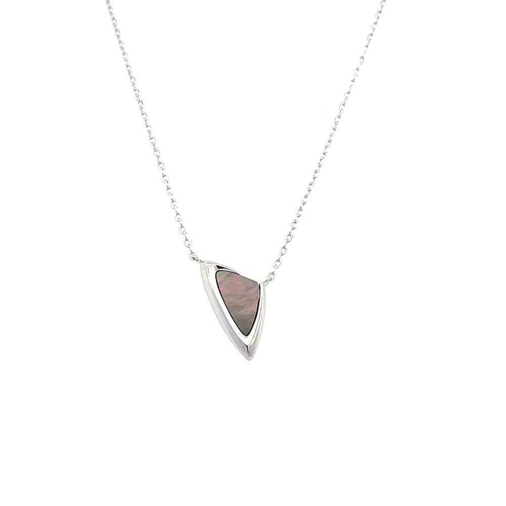 Ania Haie Sterling Silver Abalone Arrow Pendant