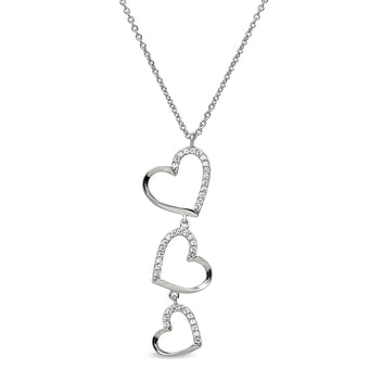 Three Falling Hearts Pendant (BL2243N)