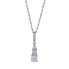 Three Stone Graduated Drop Pendant (BL2307N)