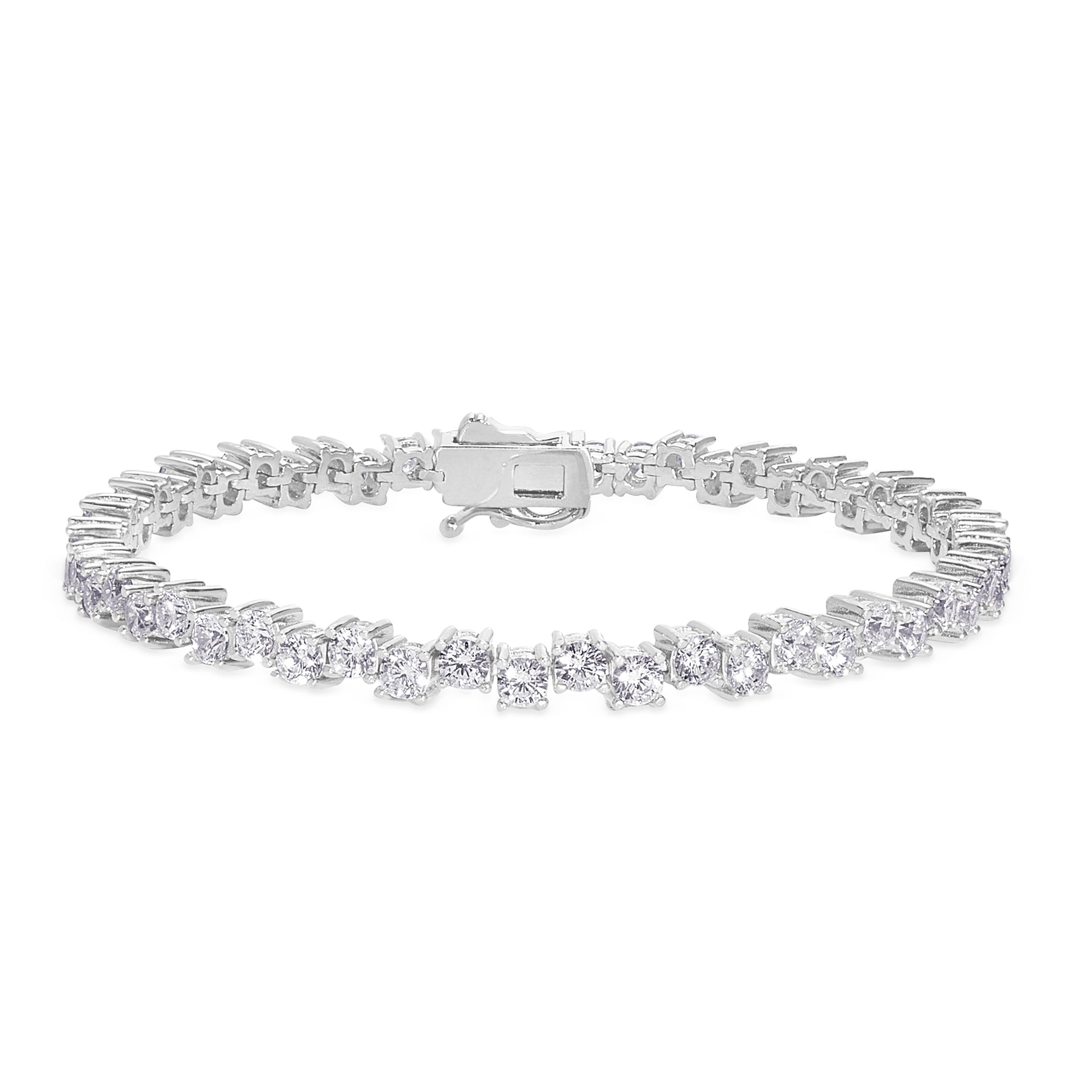 Staggered Stone Tennis Bracelet (BL2343B7)
