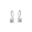 Solitaire Ribbon Stud Earrings (BL2391E)