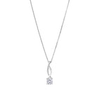 Solitaire Ribbon Pendant (BL2391N)