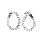 Sideways Hoop Earrings (BL2399E)