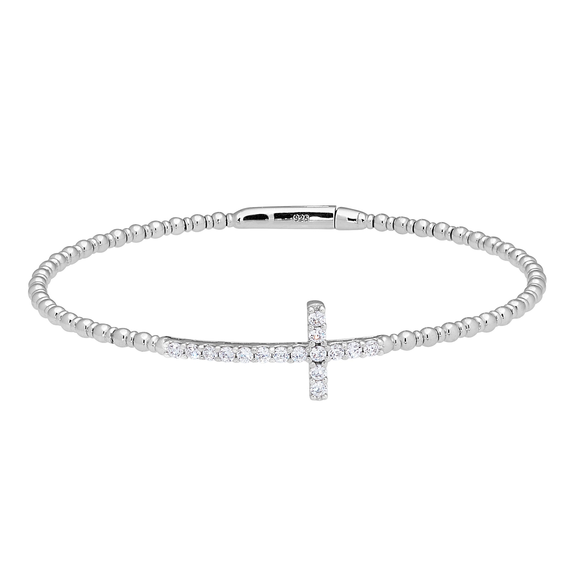 Single Cross Flex Bracelet (BL2416B)