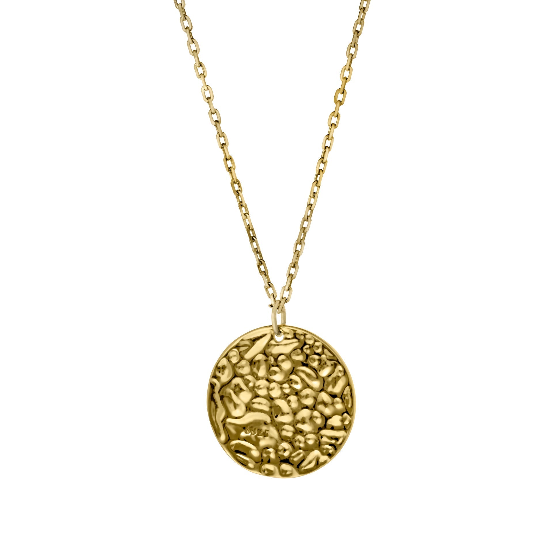 Hammered Disc Pendant (BL3003NG)