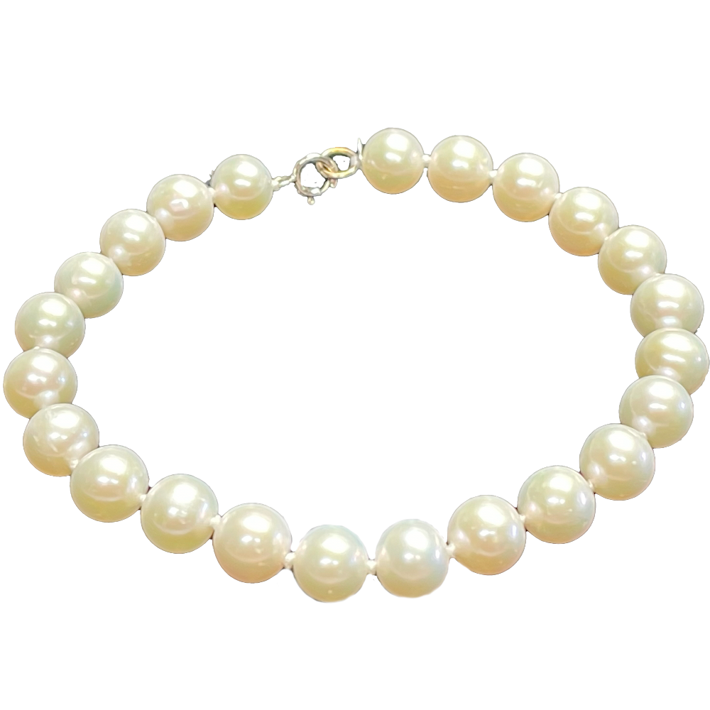 Freshwater Pearl Bracelet with Sterling Silver Clasp