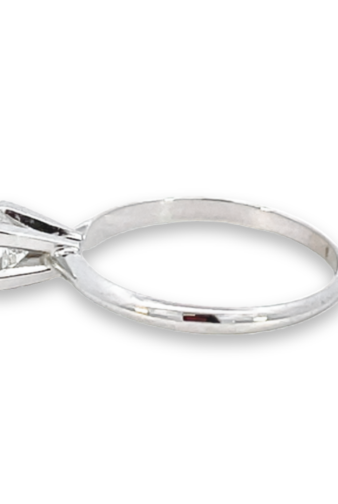 1/3 CT Princess Cut Engagement Ring