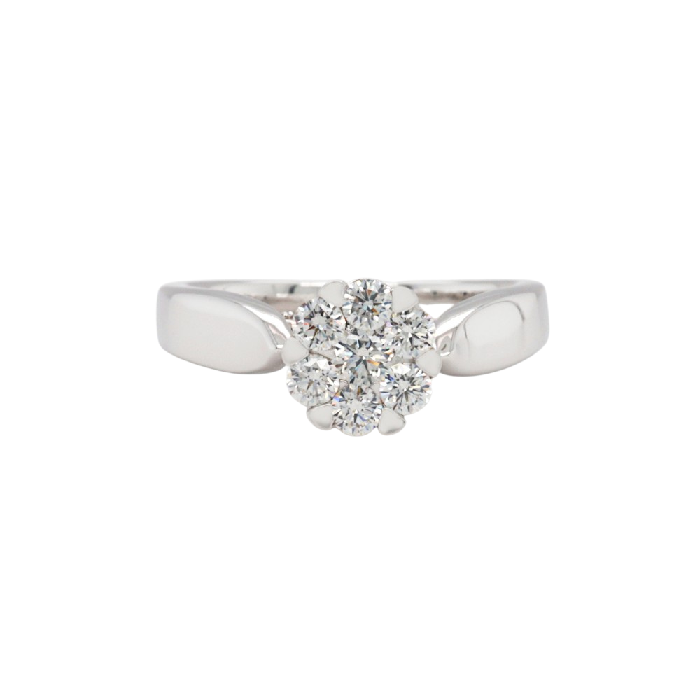 9ct white gold diamond engagement ring online