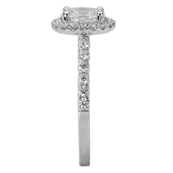 Halo Semi-Mount Diamond Ring