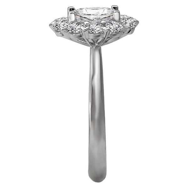 Halo Semi-Mount Diamond Ring