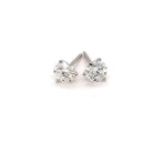 Lab Grown Diamond Stud Earrings - 1 Carat Total Weight Pictured