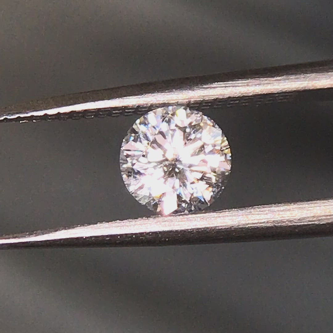 Video of sparkling .49 CT SallyK Loose Round Diamond