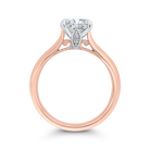 14K Two-Tone Gold Diamond Engagement Ring (Semi-Mount) view 3