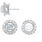 14kw halo micro prong diamond jacket earrings 1/7ct, rg73462-1wne