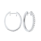 14kw prong diamond hoop earrings 1ct, ps6.00aaa-4w
