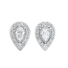 14KTW Pear Earrings 1 Ctw, Fernbaugh's, ER10267-4WC