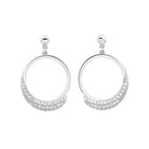 silver (slv 995) fancy fashion earrings