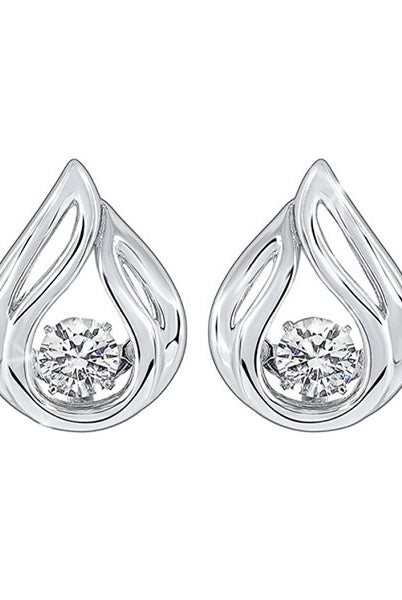 silver (slv 995) rhythm of love studio fashion earrings