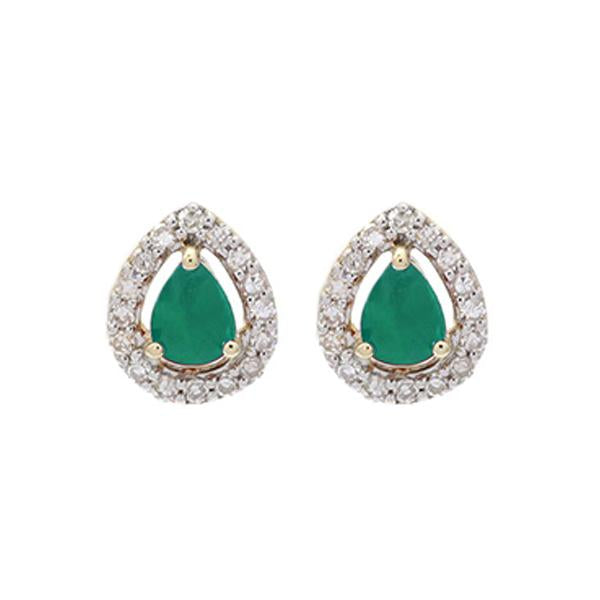 10kw color ens prong emerald earrings 1/250ct, fr1233-4yd