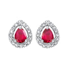 10kw color ens prong ruby earrings 1/250ct, fr1070-4pd